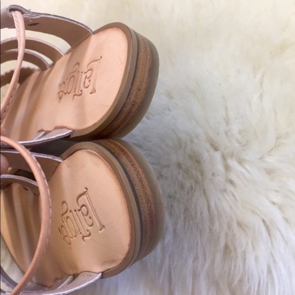 Latigo Gem Ankle Tie Flat Leather Sandals - Picture 7 of 8